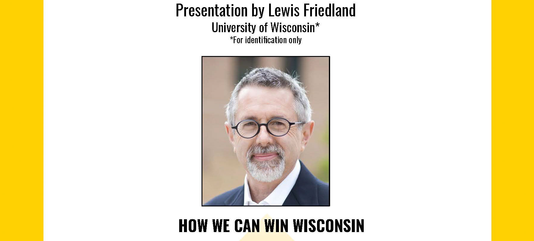 Webinar:  How We Can Win Wisconsin